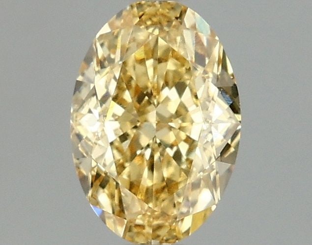 Loose Diamond - OVAL 1.08ct Fancy Intense Yellow VVS2: Loose Diamond - OVAL 1.08ct Fancy Intense Yellow VVS2 Source: This is a real non-mined Diamond that has been grown in a lab Shape: OVAL Carats: 1.08 Color: Fancy Intense Yellow Certification: IGI Vide