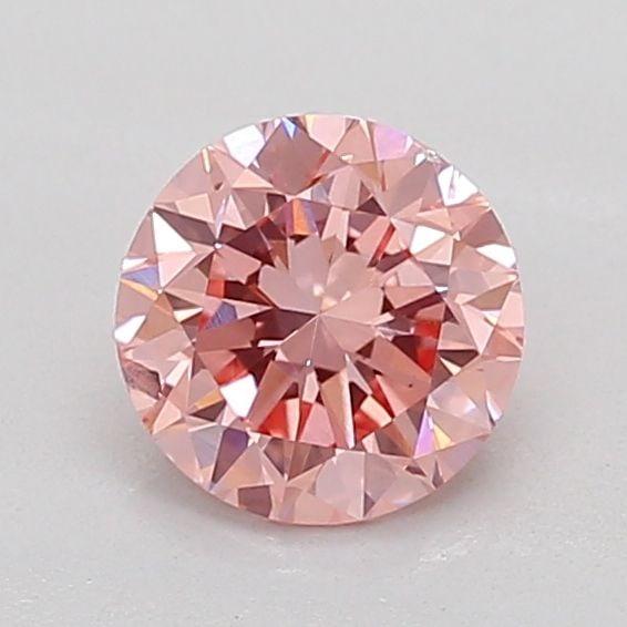 Loose Diamond - ROUND 0.86ct Fancy Vivid Pink SI1: Loose Diamond - ROUND 0.86ct Fancy Vivid Pink SI1 Source: This is a real non-mined Diamond that has been grown in a lab Shape: ROUND Carats: 0.86 Color: Fancy Vivid Pink Certification: NONE The Diamon