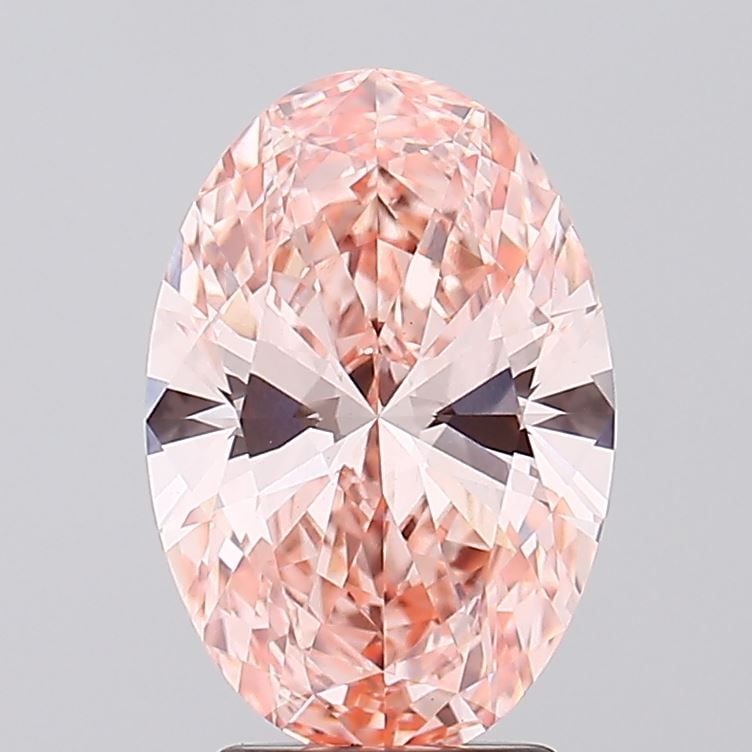 Loose Diamond - OVAL 2.72ct Fancy Vivid Pink VS1: Loose Diamond - OVAL 2.72ct Fancy Vivid Pink VS1 Source: This is a real non-mined Diamond that has been grown in a lab Shape: OVAL Carats: 2.72 Color: Fancy Vivid Pink Certification: IGI Video: