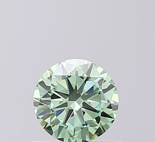 Loose Diamond - ROUND 0.42ct Fancy Vivid Green VS1: Loose Diamond - ROUND 0.42ct Fancy Vivid Green VS1 Source: This is a real non-mined Diamond that has been grown in a lab Shape: ROUND Carats: 0.42 Color: Fancy Vivid Green Certification: IGI Video: