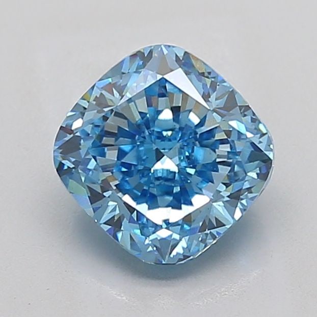 Loose Diamond - CUSHION MODIFIED 3.02ct Fancy Vivid Blue VS1: Loose Diamond - CUSHION MODIFIED 3.02ct Fancy Vivid Blue VS1 Source: This is a real non-mined Diamond that has been grown in a lab Shape: CUSHION MODIFIED Carats: 3.02 Color: Fancy Vivid Blue Certific