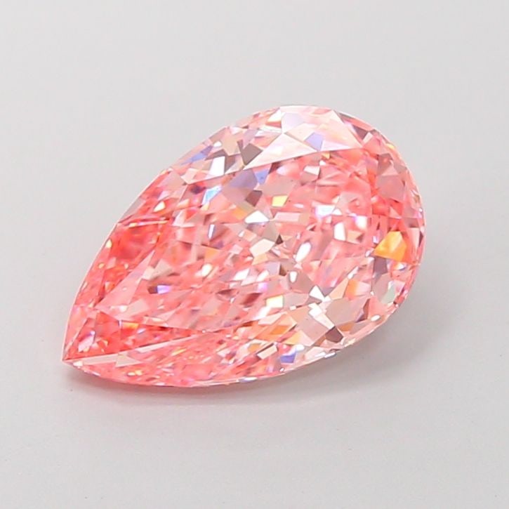 Loose Diamond - PEAR 3.72ct Fancy Vivid Pink VS2: Loose Diamond - PEAR 3.72ct Fancy Vivid Pink VS2 Source: This is a real non-mined Diamond that has been grown in a lab Shape: PEAR Carats: 3.72 Color: Fancy Vivid Pink Certification: IGI Video: