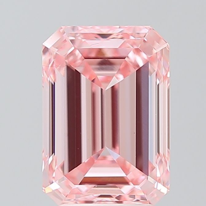 Loose Diamond - EMERALD 4.01ct Fancy Intense Pink VS2: Loose Diamond - EMERALD 4.01ct Fancy Intense Pink VS2 Source: This is a real non-mined Diamond that has been grown in a lab Shape: EMERALD Carats: 4.01 Color: Fancy Intense Pink Certification: IGI Vid