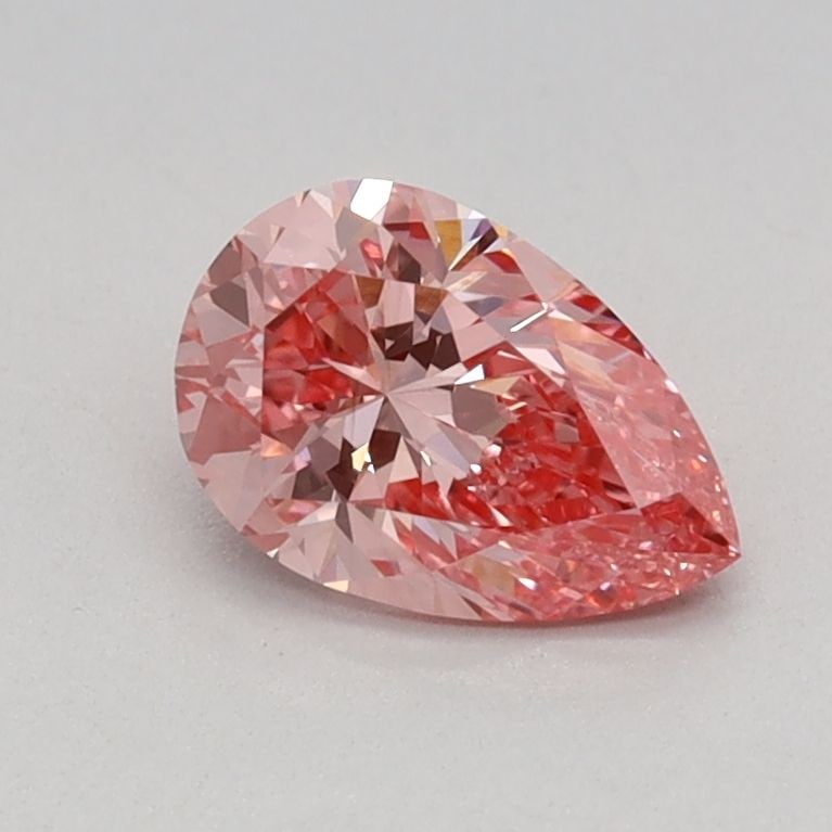 Loose Diamond - PEAR 0.53ct Fancy Vivid Pink VS2: Loose Diamond - PEAR 0.53ct Fancy Vivid Pink VS2 Source: This is a real non-mined Diamond that has been grown in a lab Shape: PEAR Carats: 0.53 Color: Fancy Vivid Pink Certification: IGI Video: