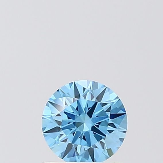 Ideal Loose Diamond - ROUND 0.55ct Fancy Vivid Blue VS1: Ideal Loose Diamond - ROUND 0.55ct Fancy Vivid Blue VS1 Source: This is a real non-mined Diamond that has been grown in a lab Shape: ROUND Carats: 0.55 Color: Fancy Vivid Blue Certification: IGI Video