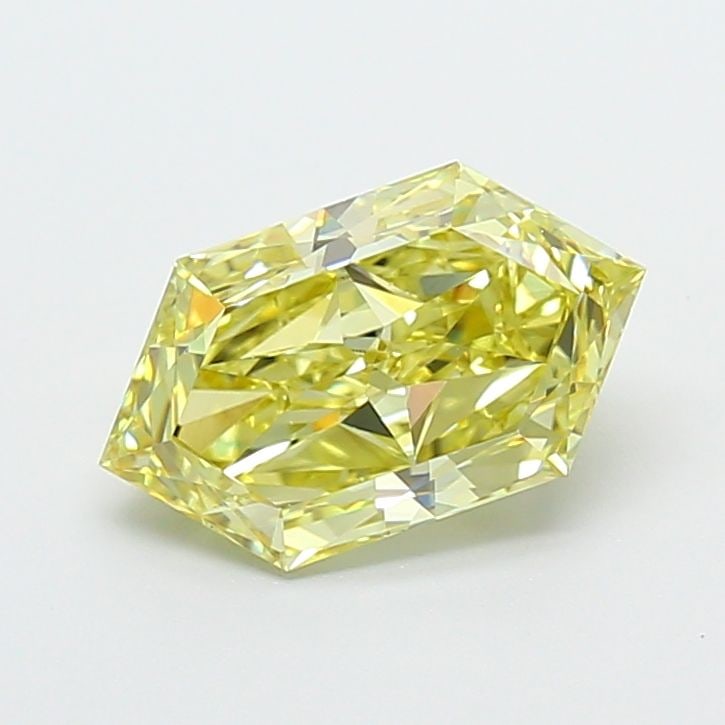 Loose Diamond - HEXAGONAL 2.02ct Fancy Intense Yellow VS1: Loose Diamond - HEXAGONAL 2.02ct Fancy Intense Yellow VS1 Source: This is a real non-mined Diamond that has been grown in a lab Shape: HEXAGONAL Carats: 2.02 Color: Fancy Intense Yellow Certification: