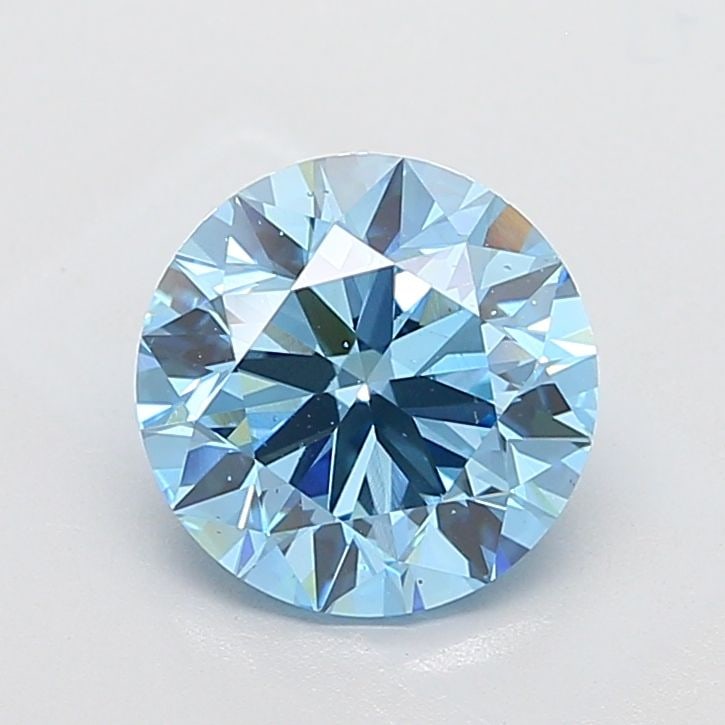 Ideal Loose Diamond - ROUND 3.51ct Fancy Vivid Blue VS2: Ideal Loose Diamond - ROUND 3.51ct Fancy Vivid Blue VS2 Source: This is a real non-mined Diamond that has been grown in a lab Shape: ROUND Carats: 3.51 Color: Fancy Vivid Blue Certification: IGI Video