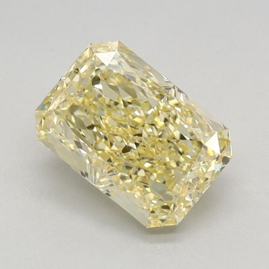 Loose Diamond - RADIANT 1.45ct Fancy Intense Yellow VVS2: Loose Diamond - RADIANT 1.45ct Fancy Intense Yellow VVS2 Source: This is a real non-mined Diamond that has been grown in a lab Shape: RADIANT Carats: 1.45 Color: Fancy Intense Yellow Certification: IG