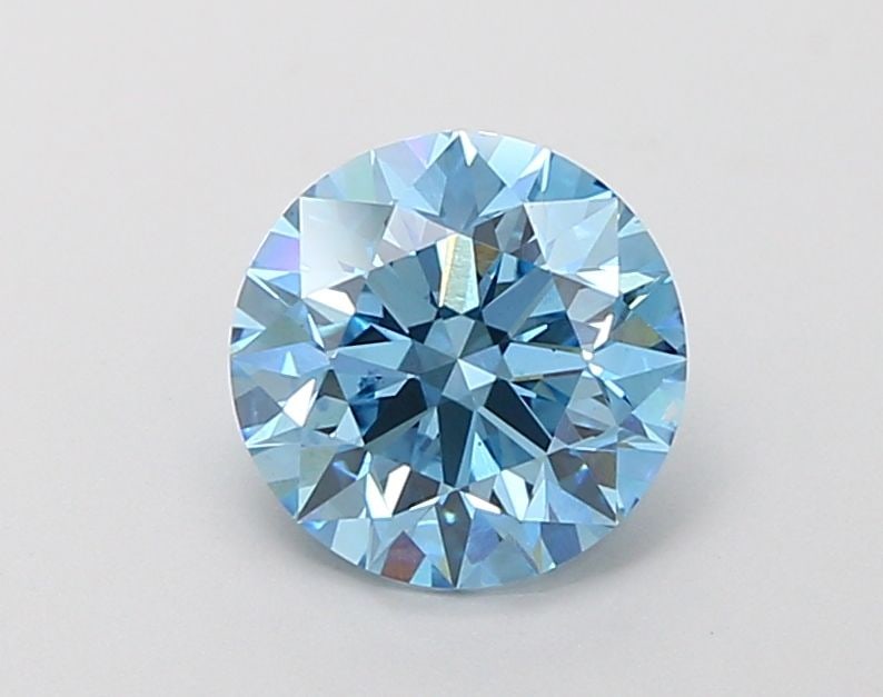 Loose Diamond - ROUND 1.78ct Fancy Vivid Blue VS1: Loose Diamond - ROUND 1.78ct Fancy Vivid Blue VS1 Source: This is a real non-mined Diamond that has been grown in a lab Shape: ROUND Carats: 1.78 Color: Fancy Vivid Blue Certification: IGI Video: