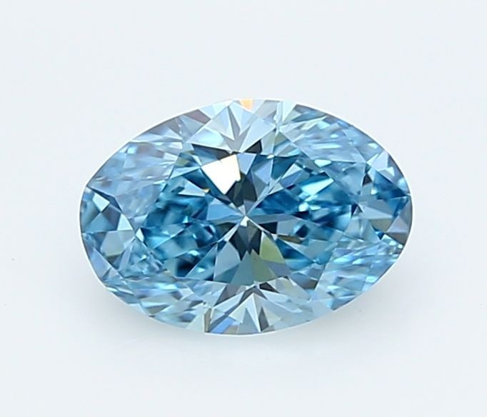 Loose Diamond - OVAL 0.98ct Fancy Vivid Blue VS1: Loose Diamond - OVAL 0.98ct Fancy Vivid Blue VS1 Source: This is a real non-mined Diamond that has been grown in a lab Shape: OVAL Carats: 0.98 Color: Fancy Vivid Blue Certification: IGI Video: