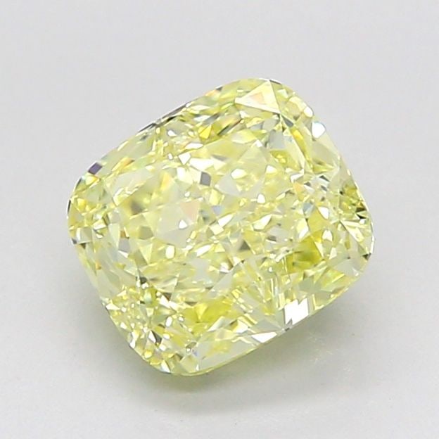 Loose Diamond - CUSHION MODIFIED 1.55ct Fancy Yellow VVS2: Loose Diamond - CUSHION MODIFIED 1.55ct Fancy Yellow VVS2 Source: This is a real non-mined Diamond that has been grown in a lab Shape: CUSHION MODIFIED Carats: 1.55 Color: Fancy Yellow Certification: 