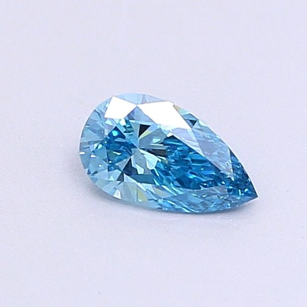 Loose Diamond - PEAR 0.3ct Fancy Vivid Blue VS2: Loose Diamond - PEAR 0.3ct Fancy Vivid Blue VS2 Source: This is a real non-mined Diamond that has been grown in a lab Shape: PEAR Carats: 0.3 Color: Fancy Vivid Blue Certification: IGI Video: