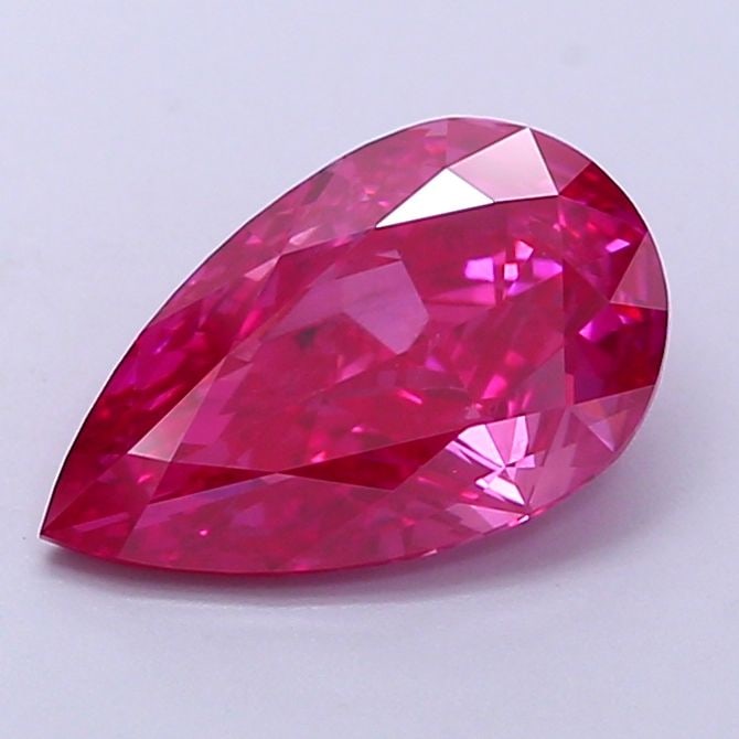 Loose Diamond - PEAR 1.54ct Fancy Vivid Pink VS2: Loose Diamond - PEAR 1.54ct Fancy Vivid Pink VS2 Source: This is a real non-mined Diamond that has been grown in a lab Shape: PEAR Carats: 1.54 Color: Fancy Vivid Pink Certification: IGI Video:
