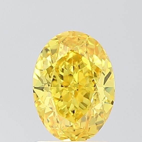 Loose Diamond - OVAL 1.5ct Fancy Vivid Yellow VS1: Loose Diamond - OVAL 1.5ct Fancy Vivid Yellow VS1 Source: This is a real non-mined Diamond that has been grown in a lab Shape: OVAL Carats: 1.5 Color: Fancy Vivid Yellow Certification: IGI Video: