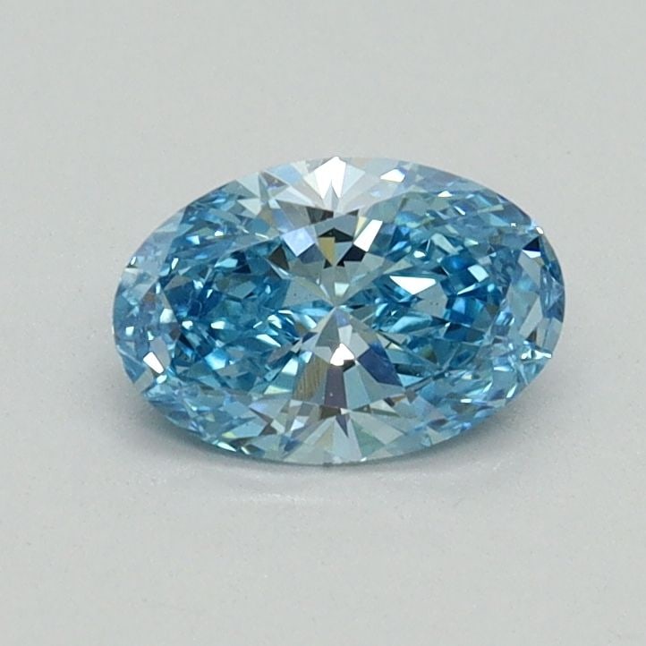 Loose Diamond - OVAL 0.55ct Fancy Vivid Blue VS2: Loose Diamond - OVAL 0.55ct Fancy Vivid Blue VS2 Source: This is a real non-mined Diamond that has been grown in a lab Shape: OVAL Carats: 0.55 Color: Fancy Vivid Blue Certification: IGI Video:
