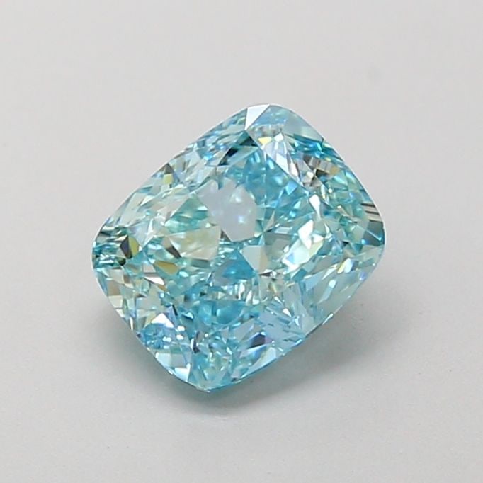Loose Diamond - CUSHION MODIFIED 1.55ct Fancy Vivid Green VS1: Loose Diamond - CUSHION MODIFIED 1.55ct Fancy Vivid Green VS1 Source: This is a real non-mined Diamond that has been grown in a lab Shape: CUSHION MODIFIED Carats: 1.55 Color: Fancy Vivid Green Certif