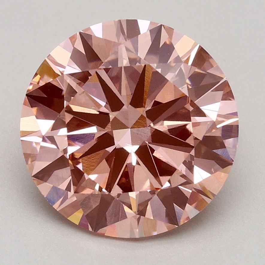 Loose Diamond - ROUND 2.5ct Fancy Intense Pink VS2: Loose Diamond - ROUND 2.5ct Fancy Intense Pink VS2 Source: This is a real non-mined Diamond that has been grown in a lab Shape: ROUND Carats: 2.5 Color: Fancy Intense Pink Certification: IGI Video: