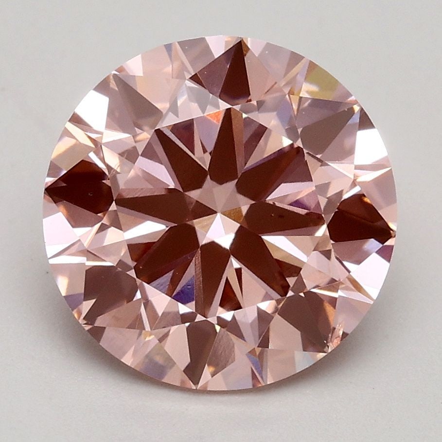 Loose Diamond - ROUND 2.5ct Fancy Intense Pink VS2: Loose Diamond - ROUND 2.5ct Fancy Intense Pink VS2 Source: This is a real non-mined Diamond that has been grown in a lab Shape: ROUND Carats: 2.5 Color: Fancy Intense Pink Certification: IGI Video: