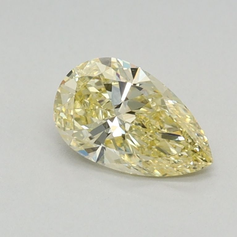 Loose Diamond - PEAR 0.43ct Fancy Intense Yellow VS1: Loose Diamond - PEAR 0.43ct Fancy Intense Yellow VS1 Source: This is a real non-mined Diamond that has been grown in a lab Shape: PEAR Carats: 0.43 Color: Fancy Intense Yellow Certification: IGI Video