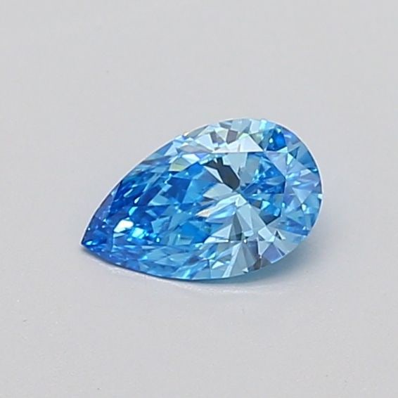 Loose Diamond - PEAR 0.35ct Fancy Vivid Blue VVS2: Loose Diamond - PEAR 0.35ct Fancy Vivid Blue VVS2 Source: This is a real non-mined Diamond that has been grown in a lab Shape: PEAR Carats: 0.35 Color: Fancy Vivid Blue Certification: IGI Video: