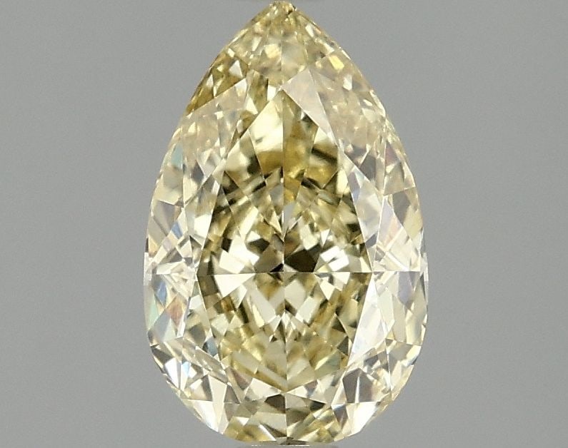 Loose Diamond - PEAR 1.58ct Fancy Intense Yellow VS1: Loose Diamond - PEAR 1.58ct Fancy Intense Yellow VS1 Source: This is a real non-mined Diamond that has been grown in a lab Shape: PEAR Carats: 1.58 Color: Fancy Intense Yellow Certification: IGI Video