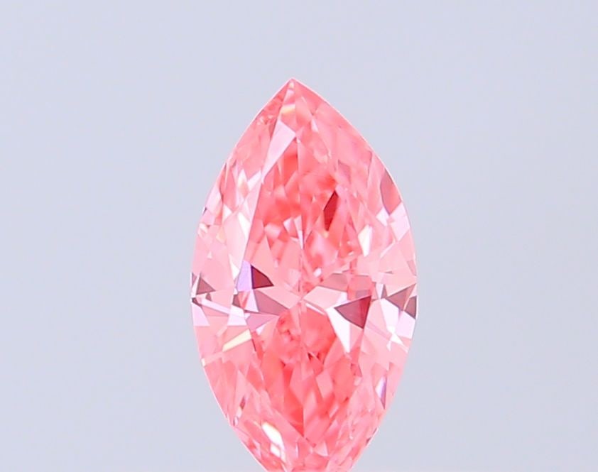 Loose Diamond - MARQUISE 0.22ct Fancy Pink VVS2: Loose Diamond - MARQUISE 0.22ct Fancy Pink VVS2 Source: This is a real non-mined Diamond that has been grown in a lab Shape: MARQUISE Carats: 0.22 Color: Fancy Pink Certification: NONE Video: Video