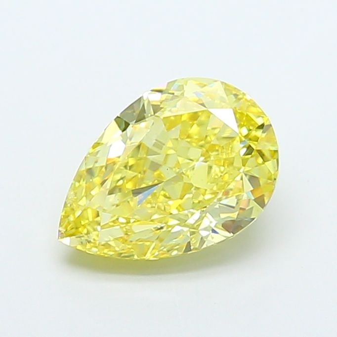 Loose Diamond - PEAR 5.0ct Fancy Vivid Yellow VS2: Loose Diamond - PEAR 5.0ct Fancy Vivid Yellow VS2 Source: This is a real non-mined Diamond that has been grown in a lab Shape: PEAR Carats: 5.0 Color: Fancy Vivid Yellow Certification: IGI Video: