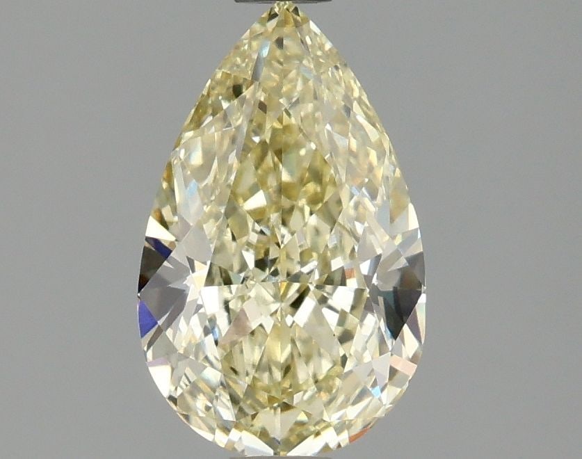 Loose Diamond - PEAR 1.54ct Fancy Intense Yellow VS2: Loose Diamond - PEAR 1.54ct Fancy Intense Yellow VS2 Source: This is a real non-mined Diamond that has been grown in a lab Shape: PEAR Carats: 1.54 Color: Fancy Intense Yellow Certification: IGI Video