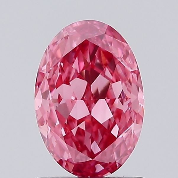 Loose Diamond - OVAL 1.08ct Fancy Vivid Pink VVS2: Loose Diamond - OVAL 1.08ct Fancy Vivid Pink VVS2 Source: This is a real non-mined Diamond that has been grown in a lab Shape: OVAL Carats: 1.08 Color: Fancy Vivid Pink Certification: IGI Video: