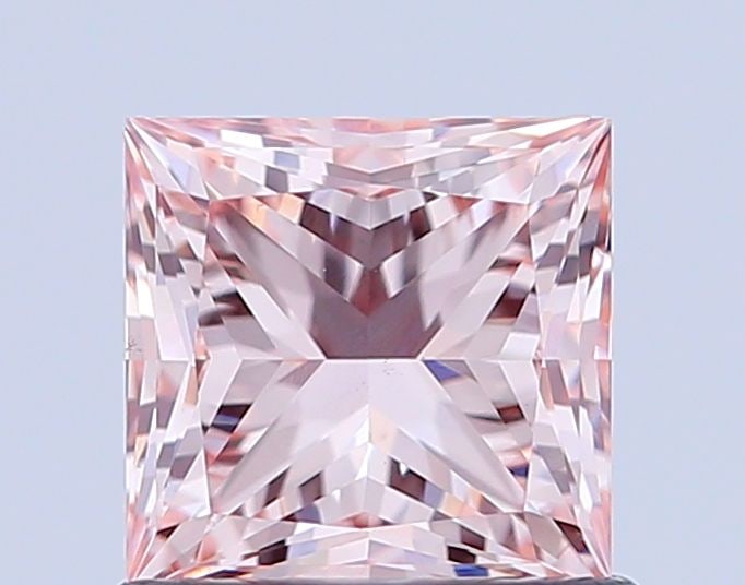 Loose Diamond - PRINCESS 1.0ct Fancy Pink VS1: Loose Diamond - PRINCESS 1.0ct Fancy Pink VS1 Source: This is a real non-mined Diamond that has been grown in a lab Shape: PRINCESS Carats: 1.0 Color: Fancy Pink Certification: IGI Video: