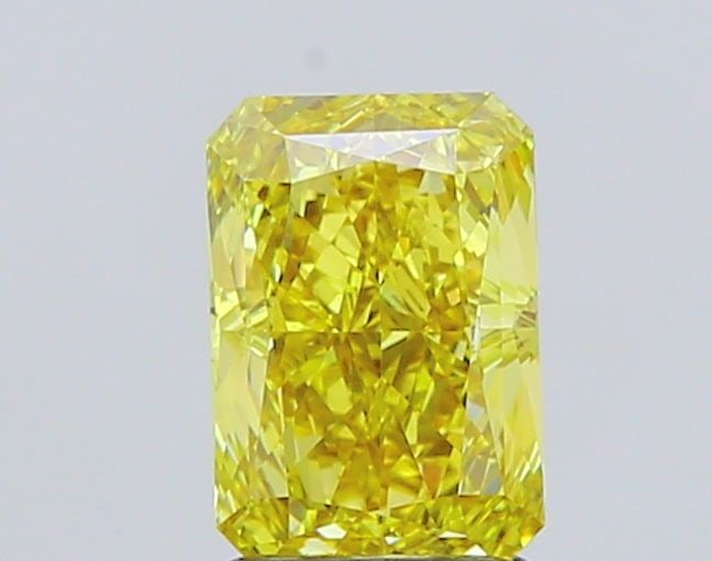 Loose Diamond - RADIANT 2.21ct Fancy Intense Yellow VS1: Loose Diamond - RADIANT 2.21ct Fancy Intense Yellow VS1 Source: This is a real non-mined Diamond that has been grown in a lab Shape: RADIANT Carats: 2.21 Color: Fancy Intense Yellow Certification: IGI