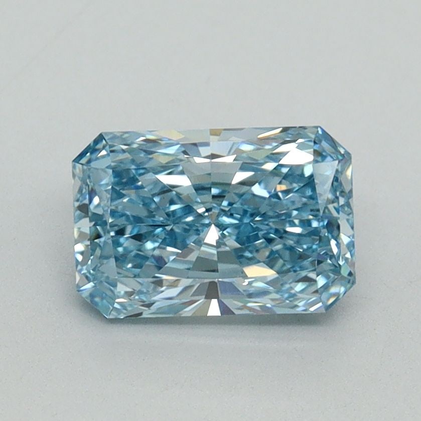 Loose Diamond - RADIANT 1.09ct Fancy Vivid Blue VS1: Loose Diamond - RADIANT 1.09ct Fancy Vivid Blue VS1 Source: This is a real non-mined Diamond that has been grown in a lab Shape: RADIANT Carats: 1.09 Color: Fancy Vivid Blue Certification: IGI Video: