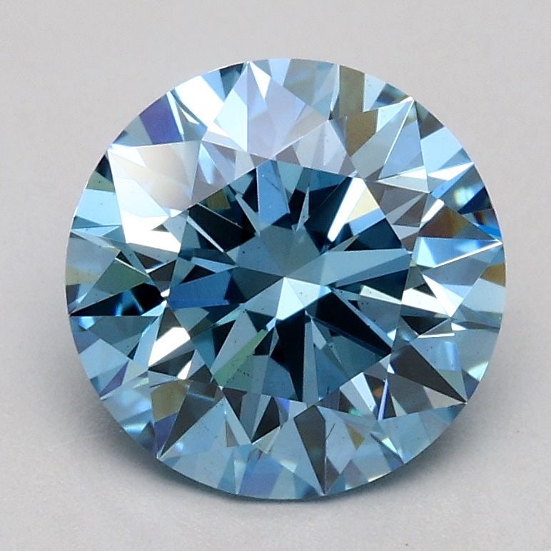 Ideal Loose Diamond - ROUND 1.56ct Fancy Intense Blue SI1 (1 of 1)