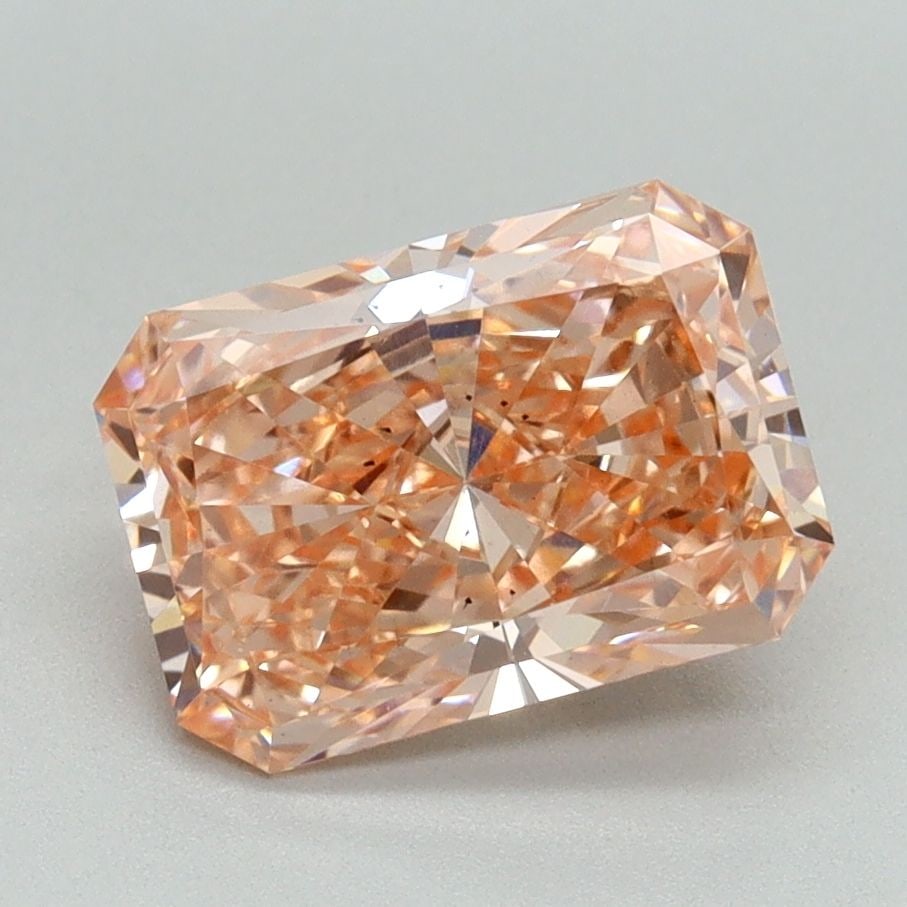 Loose Diamond - RADIANT 2.1ct Fancy Vivid Pink VS2: Loose Diamond - RADIANT 2.1ct Fancy Vivid Pink VS2 Source: This is a real non-mined Diamond that has been grown in a lab Shape: RADIANT Carats: 2.1 Color: Fancy Vivid Pink Certification: IGI Video: