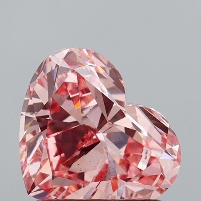 Loose Diamond - HEART 1.09ct Fancy Intense Pink VS2: Loose Diamond - HEART 1.09ct Fancy Intense Pink VS2 Source: This is a real non-mined Diamond that has been grown in a lab Shape: HEART Carats: 1.09 Color: Fancy Intense Pink Certification: IGI Video: