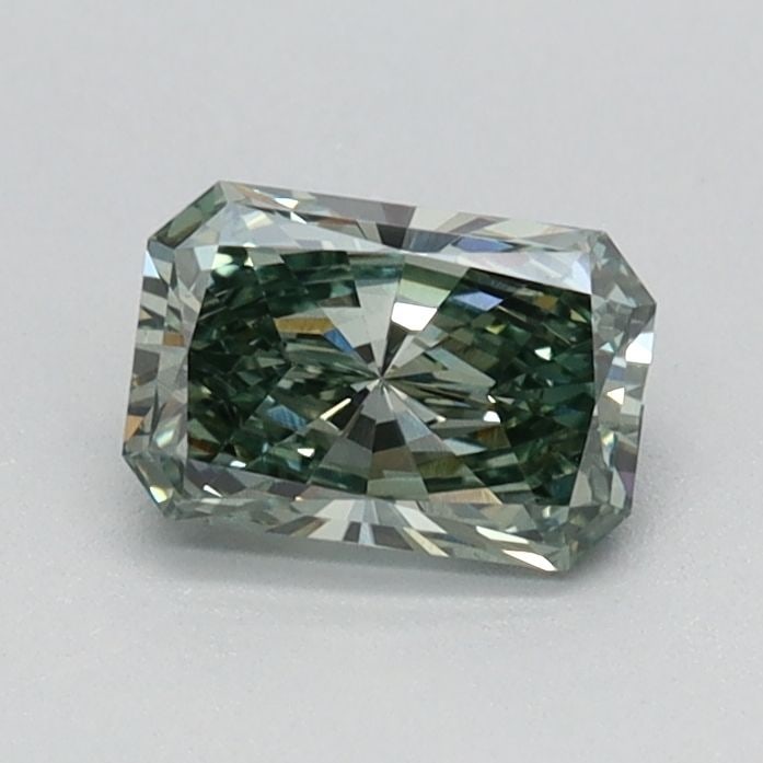 Loose Diamond - RADIANT 0.54ct Fancy Vivid Green VS1: Loose Diamond - RADIANT 0.54ct Fancy Vivid Green VS1 Source: This is a real non-mined Diamond that has been grown in a lab Shape: RADIANT Carats: 0.54 Color: Fancy Vivid Green Certification: IGI Video