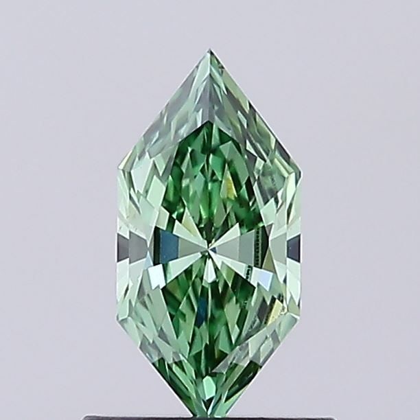 Loose Diamond - HEXAGONAL 0.63ct Fancy Vivid Green VS1: Loose Diamond - HEXAGONAL 0.63ct Fancy Vivid Green VS1 Source: This is a real non-mined Diamond that has been grown in a lab Shape: HEXAGONAL Carats: 0.63 Color: Fancy Vivid Green Certification: IGI V