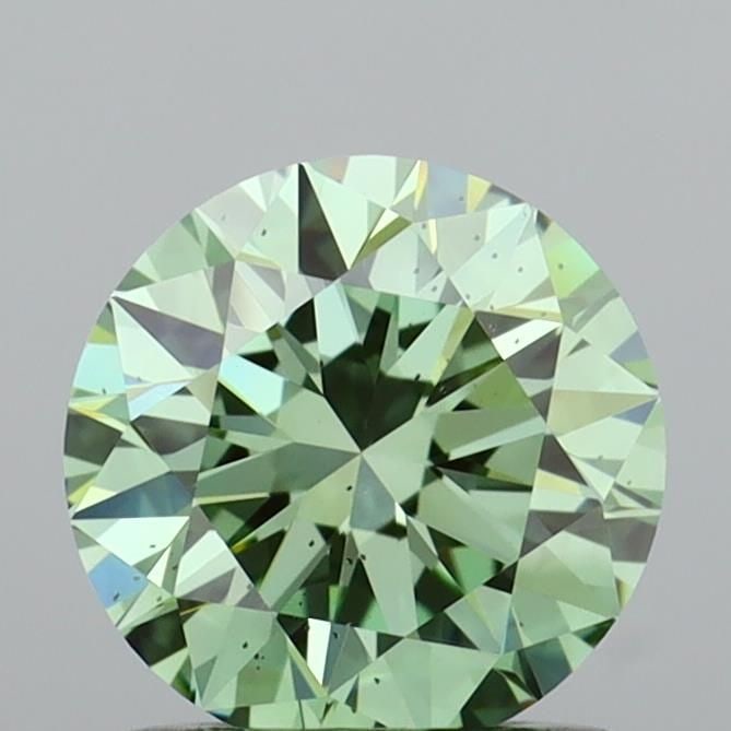 Loose Diamond - ROUND 1.01ct Fancy Intense Green SI1: Loose Diamond - ROUND 1.01ct Fancy Intense Green SI1 Source: This is a real non-mined Diamond that has been grown in a lab Shape: ROUND Carats: 1.01 Color: Fancy Intense Green Certification: IGI Video