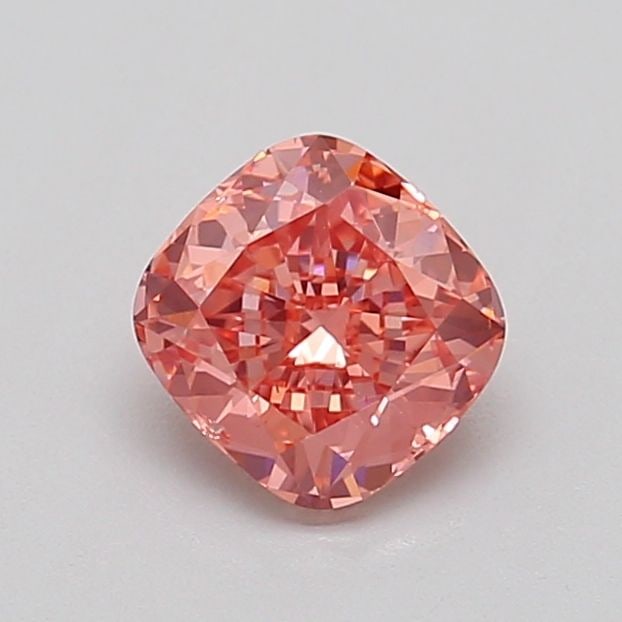 Loose Diamond - CUSHION MODIFIED 0.8ct Fancy Vivid Pink VS2: Loose Diamond - CUSHION MODIFIED 0.8ct Fancy Vivid Pink VS2 Source: This is a real non-mined Diamond that has been grown in a lab Shape: CUSHION MODIFIED Carats: 0.8 Color: Fancy Vivid Pink Certificat