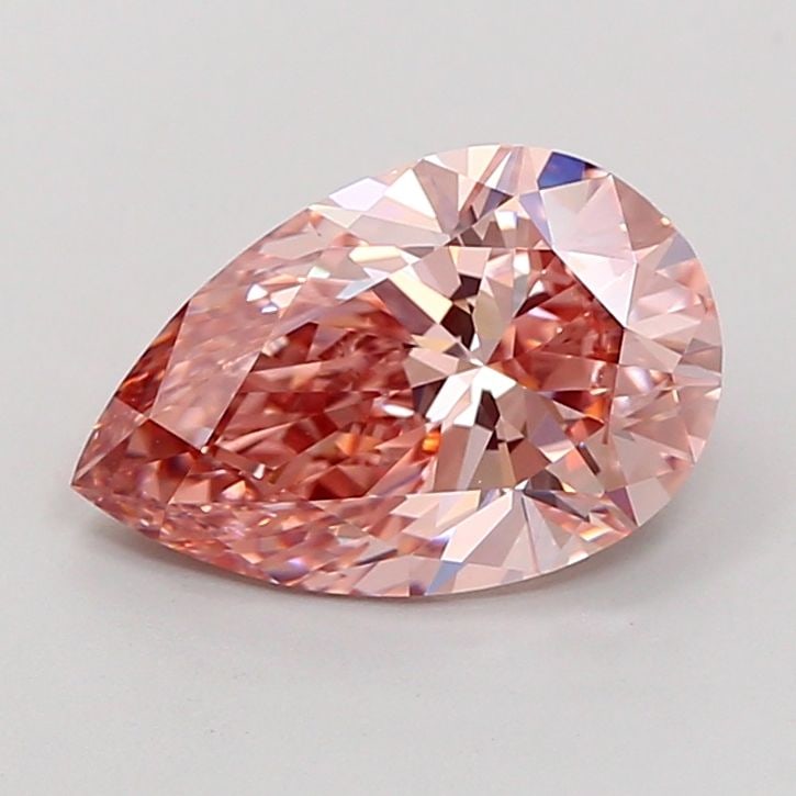 Loose Diamond - PEAR 2.65ct Fancy Intense Brownish Pink VVS2: Loose Diamond - PEAR 2.65ct Fancy Intense Brownish Pink VVS2 Source: This is a real non-mined Diamond that has been grown in a lab Shape: PEAR Carats: 2.65 Color: Fancy Intense Brownish Pink Certifica