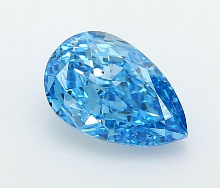 Loose Diamond - PEAR 1.22ct Fancy Vivid Blue SI1: Loose Diamond - PEAR 1.22ct Fancy Vivid Blue SI1 Source: This is a real non-mined Diamond that has been grown in a lab Shape: PEAR Carats: 1.22 Color: Fancy Vivid Blue Certification: IGI Video: