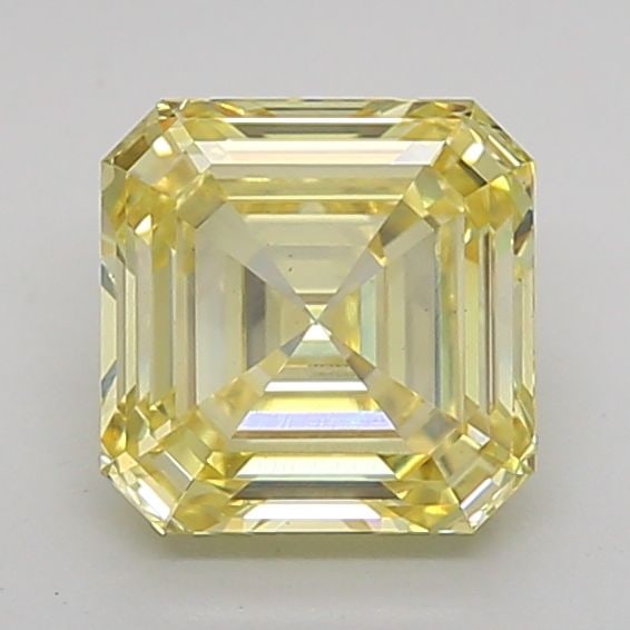 Loose Diamond - ASSCHER 1.51ct Fancy Yellow VS1: Loose Diamond - ASSCHER 1.51ct Fancy Yellow VS1 Source: This is a real non-mined Diamond that has been grown in a lab Shape: ASSCHER Carats: 1.51 Color: Fancy Yellow Certification: IGI Video: