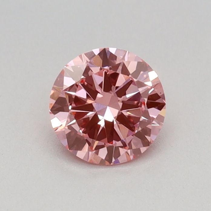 Loose Diamond - ROUND 0.34ct Fancy Vivid Pink VS1: Loose Diamond - ROUND 0.34ct Fancy Vivid Pink VS1 Source: This is a real non-mined Diamond that has been grown in a lab Shape: ROUND Carats: 0.34 Color: Fancy Vivid Pink Certification: IGI Video: