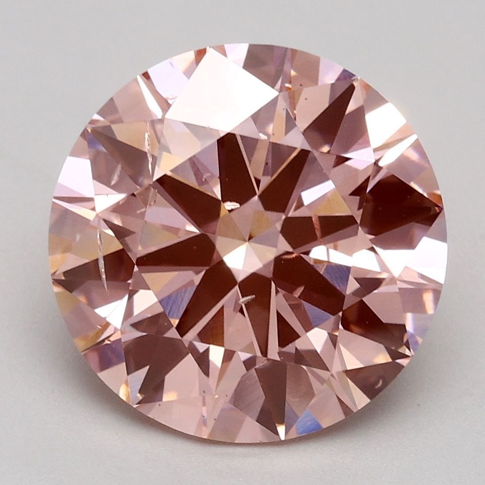 Loose Diamond - ROUND 3.09ct Fancy Intense Pink SI1: Loose Diamond - ROUND 3.09ct Fancy Intense Pink SI1 Source: This is a real non-mined Diamond that has been grown in a lab Shape: ROUND Carats: 3.09 Color: Fancy Intense Pink Certification: IGI Video: