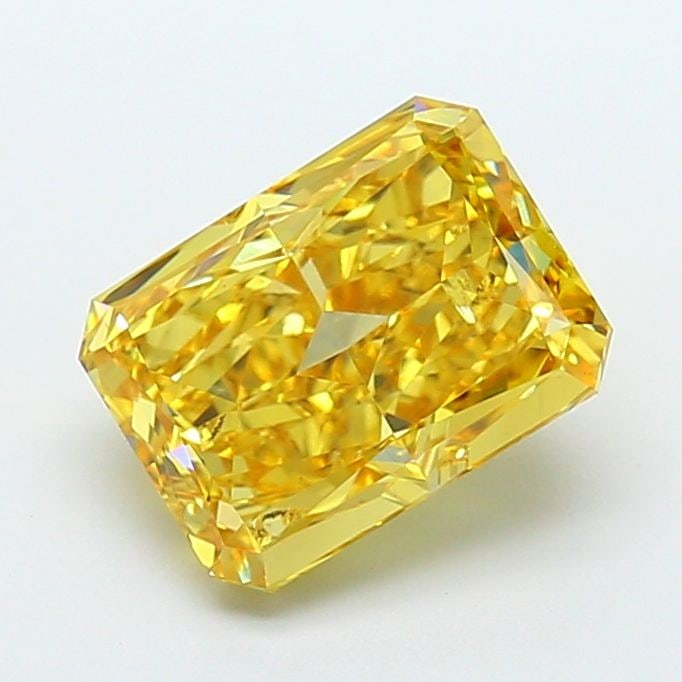 Loose Diamond - RADIANT 5.0ct Fancy Vivid Yellow SI1: Loose Diamond - RADIANT 5.0ct Fancy Vivid Yellow SI1 Source: This is a real non-mined Diamond that has been grown in a lab Shape: RADIANT Carats: 5.0 Color: Fancy Vivid Yellow Certification: IGI Video