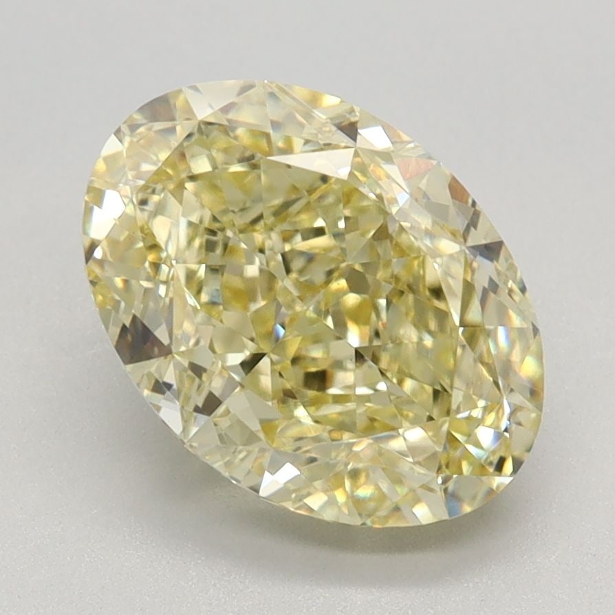Loose Diamond - OVAL 2.59ct Fancy Intense Yellow VVS2: Loose Diamond - OVAL 2.59ct Fancy Intense Yellow VVS2 Source: This is a real non-mined Diamond that has been grown in a lab Shape: OVAL Carats: 2.59 Color: Fancy Intense Yellow Certification: IGI Vide