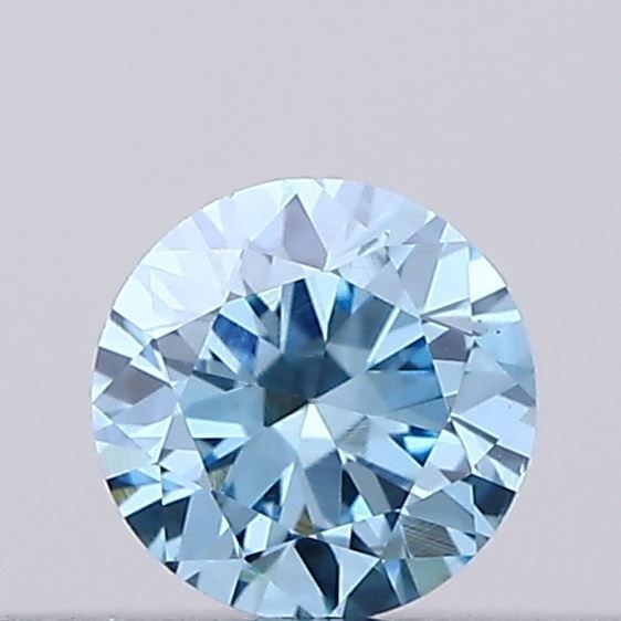Loose Diamond - ROUND 0.14ct Fancy Vivid Blue VS2: Loose Diamond - ROUND 0.14ct Fancy Vivid Blue VS2 Source: This is a real non-mined Diamond that has been grown in a lab Shape: ROUND Carats: 0.14 Color: Fancy Vivid Blue Certification: IGI Video: