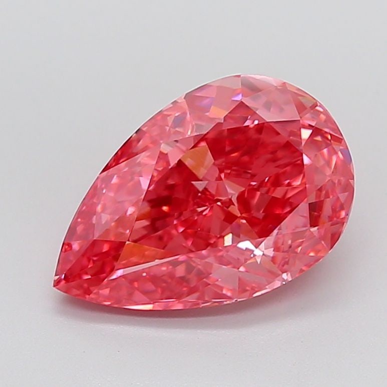 Loose Diamond - PEAR 5.01ct Fancy Vivid Pink VS1 (1 of 1)