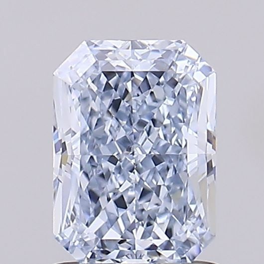 Loose Diamond - CUSHION MODIFIED 1.28ct Fancy Light Blue VVS2: Loose Diamond - CUSHION MODIFIED 1.28ct Fancy Light Blue VVS2 Source: This is a real non-mined Diamond that has been grown in a lab Shape: CUSHION MODIFIED Carats: 1.28 Color: Fancy Light Blue Certifi