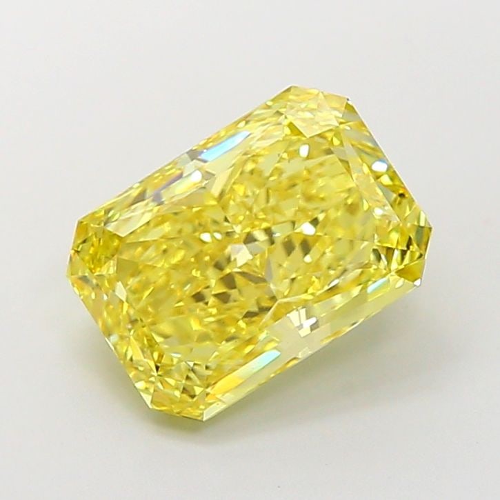 Loose Diamond - RADIANT 5.01ct Fancy Vivid Yellow VS1: Loose Diamond - RADIANT 5.01ct Fancy Vivid Yellow VS1 Source: This is a real non-mined Diamond that has been grown in a lab Shape: RADIANT Carats: 5.01 Color: Fancy Vivid Yellow Certification: IGI Vid